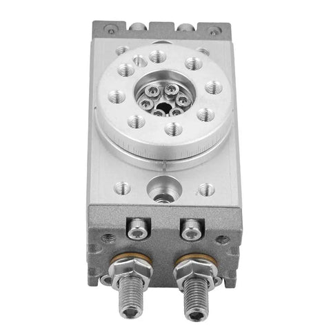 Built Tough 15mm Rotary Pneumatic Cylinder, M5x0.8 Thread, Compact Size, 180 Degree Rotation, Aluminum Alloy, Industrial Grade