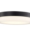 Dope LED Flush Mount Ceiling Light 11 Inch Brushed Nickel Pi Collection Damp Rated Modern Transitional Fixture