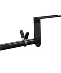 Plate Holder Weight Loading Pin For Gym Machines Beefy Heavy Duty Steel Fitness Attachment in black with securing clip