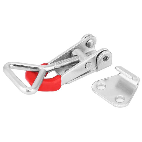 Adjustable Toggle Latch For Tool Box And Cabinet Doors In 304 Stainless Steel Durable Locking Closure For Storage Case Garage Workshop Home Use Easy One Hand Operation And Secure Closure.