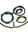 Get Your Classic 1970 Oldsmobile A-Body Running Smooth With This Solid Inline Tube Engine Vacuum Hose Kit For 350 Or 455 V8 Engines Featuring Easy AT With AC Fitment And Durable Construction That Holds Up To Heat. vacuum hose kit with color-striped rubber hoses