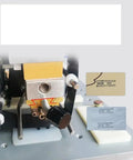 Close-up view of the Portable Automatic Hot Stamping Code Printer For Steel Products With Adjustable Batch Number And Date Features.