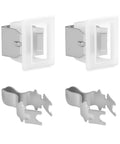 2 Pack Dryer Door Latch Replacement Kit With Metal Strike And Durable Plastic Catch for reliable door closure and fewer dryer jams