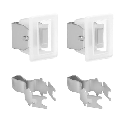 2 Pack Dryer Door Latch Replacement Kit With Metal Strike And Durable Plastic Catch for reliable door closure and fewer dryer jams