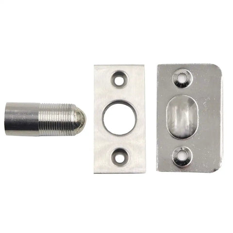 Stainless Steel Adjustable Closet Door Ball Catch With Strike Plate For Pantry Cupboard Latches, Heavy Duty Ball Bearing Door Hardware