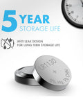 No Sweat Top Shelf Built To Last 1 5 Volt Ag10 Lr1130 Button Cell Batteries 10 Pack Alkaline Replacement with anti-leak design.