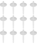 12 Pack Sewing Machine Spool Holder Pins For Easy Thread Spool Replacement And Stability White Plastic Spool Holder For Quick Setup Broad Compatibility With Most Sewing Machines Durable And User Friendly, 12 white plastic pins