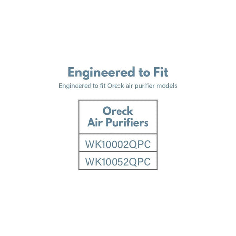 Compatible Oreck Air Purifier Models for Replacement Pet Air Purifier Filter Set for Oreck Airvantage and WK01234QPC