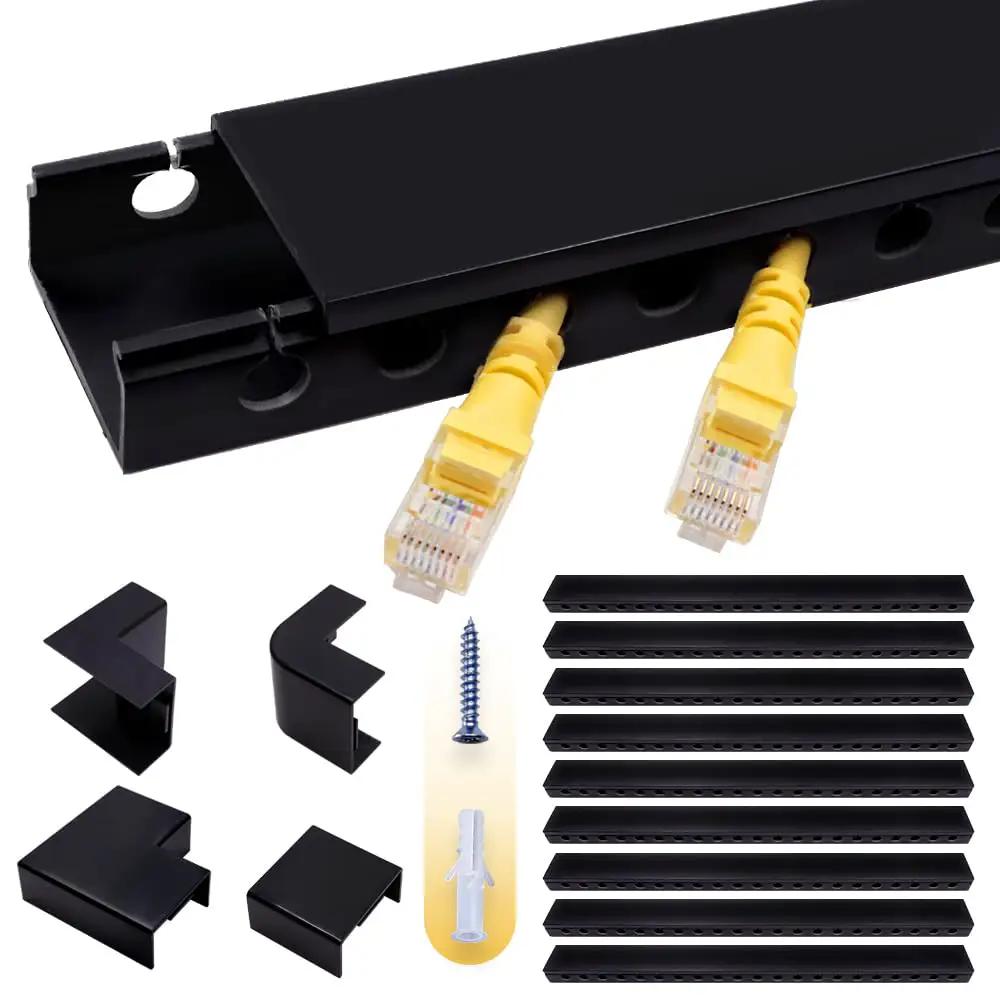 Open Slot Cable Raceway Kit For Under Desk Cable