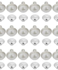 Hella Sturdy 100 Piece Brass Dome Studs Kit Featuring Easy Install Nailhead Screw Back Design for heavy duty leather repair, 0.33 inch.