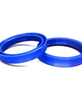 Premium Polyurethane Hydraulic Cylinder Oil Sealing Ring Set For Piston Rod Shafts With Y And U Shape Configurations Designed To Stop Leaks And Ensure Peak Performance For Heavy Machinery Operators Needing Rock Solid Reliability Today. Blue polyurethane Y and U hydraulic sealing rings