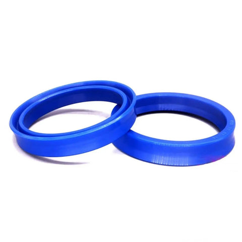 Premium Polyurethane Hydraulic Cylinder Oil Sealing Ring Set For Piston Rod Shafts With Y And U Shape Configurations Designed To Stop Leaks And Ensure Peak Performance For Heavy Machinery Operators Needing Rock Solid Reliability Today. Blue polyurethane Y and U hydraulic sealing rings