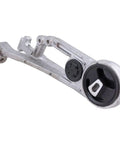 Replacement Rear Upper Cvt Mount Bracket For Awd Ford Five Hundred Freestyle Montego 2005 To 2007 Workhorse Torque Strut Engine Support Heavy Duty, aluminum construction, side view.
