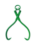 32 Inch Log Lifting Tongs Heavy Duty Grapple For Lumber Skidding And Logging Grabber in green
