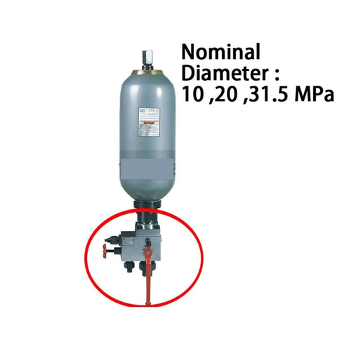 Hydraulic Valve Group For Bladder Accumulator Manual Standard 10 20 31.5 MPa Direct Overflow Valve Heavy Duty High Pressure Flow Assembly