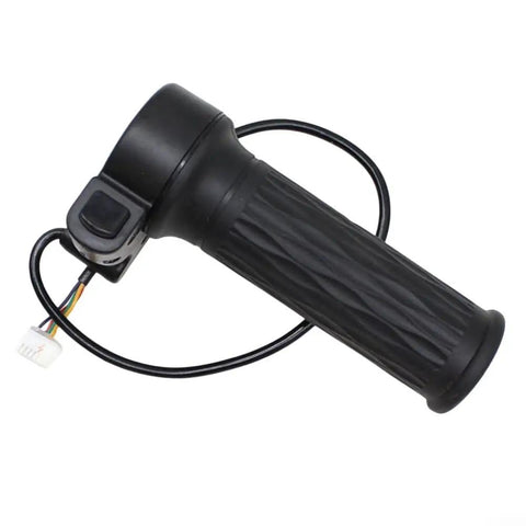 Ride Smooth With This Electric Scooter Throttle Handle Featuring 3-Speed ABS Switch For Precise Control And Weather-Resistant Waterproof Design To Up Your Daily Commute Game. black ABS handlebar throttle with wire connector for e-bikes