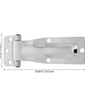 Heavy Duty Stainless Steel Hinge Set For Utility Truck Bins And Box Doors Weatherproof Design For Harsh Outdoor And Coastal Environments Sturdy Dump Trailer Door Hinges Easy Install Marine Grade Corrosion Resistant, 9.24 in