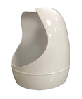 Universal Beehive Toilet Plunger With Handy T Handle Fits Old And New Toilets, white plastic beehive top view