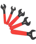 Heavy Duty ER Wrench Spanner For ER8A ER11A ER16A ER20A ER25A Collet Chuck Fits CNC Machining Centers, set of five spanners.