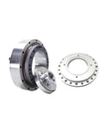 Precision Strain Wave Gear Harmonic Reducer With Knockout 30 To 1 Ratio for CNC rotary tables, showcasing its compact aluminum design.