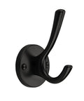 5 Pack Round Coat And Towel Hooks Matte Black Wall Mounted Zinc Alloy Heavy Duty Hangers For Coats Towels Robes And Bathroom Accessories
