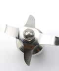 Top view of Waring Blender Cutting Blade Assembly Replacement 502977 Fits CB6 CB10 CB15 And BC Series Blenders, stainless steel