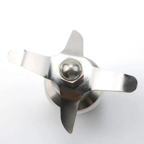 Top view of Waring Blender Cutting Blade Assembly Replacement 502977 Fits CB6 CB10 CB15 And BC Series Blenders, stainless steel