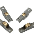 Premium Stainless Steel Sash Pulley And Flat Runner Wheel System Rustproof Sliding Door Hardware For Bathroom Tracks Drawer Systems Four Pack with roller wheels.