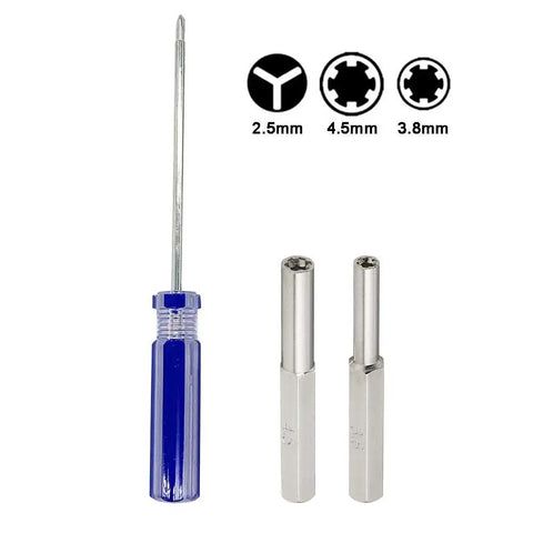 Badass Gamebit And Tri Wing Screwdriver Kit Forged From Hardened Steel To Knock Out Retro Console Repairs For Gameboy Nes Snes N64 Wii And Classic Gadgets Without Breaking A Sweat