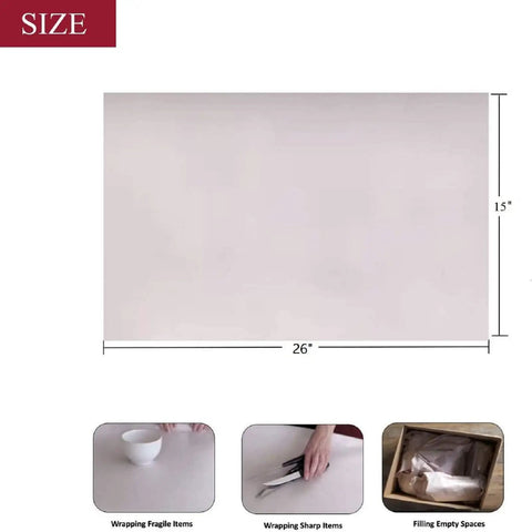 Image showing 70 Sheets Newsprint Packing Paper For Moving And Shipping, Move Day Must Have Box Filler And Fragile Item Wrapping, 26 By 15 Inches.