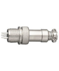 Must-Have GX12 3-Pin Connector For E-Bikes And Scooters Ensures A Super Secure Charging Link With Your Lithium Battery Pack Featuring Tough ABS Build That Handles Heat And Wear Like A Champ Without Any Glitchy Compatibility Headaches, 12mm metal