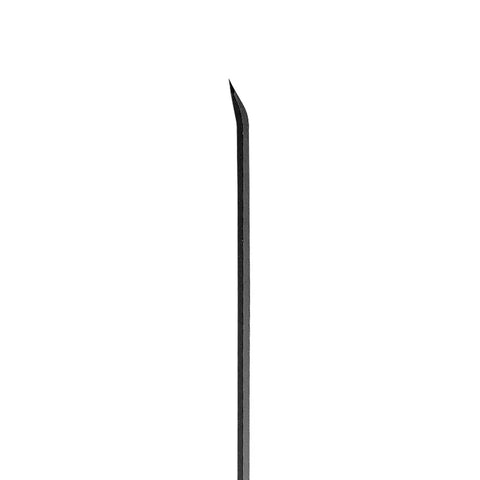 Diamond Point 60 Inch Slate Bar Chisel 14 Pound Workhorse Demolition Bar With 1 Inch Bar Stock Medium Carbon Steel Construction