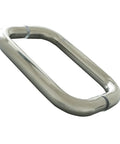 6 Inch Back To Back Shower Door Handle for Glass Doors One Quarter Inch to One Half Inch Thick, Stainless Steel 304 Chrome Finish