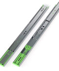 22 Inch Heavy Duty Soft Close Drawer Slides With Full Extension Ball Bearing Side Mount Rails, 150 Lb Load Capacity, galvanized steel