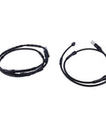 RONGPAS brake pad wear sensor set for BMW X3 F25/X4 F26, front and rear, black cables, 2 pcs