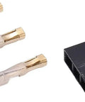 100 Sets Of 3 Pin Servo Connector Kit For Soldering To Receivers, Durable Crimp Pins And Terminal Connectors For RC Planes visible close-up