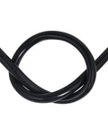 Black silicone heater hose for automotive coolant and vacuum lines, shown looped.