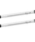 Two Pack Adjustable Sliding Door And Window Security Bar 18 To 51 Inches Extendable Inside Mount White For Sliding Doors And Windows Two In One Security Rod Enhances Home Security And Prevents Breakins