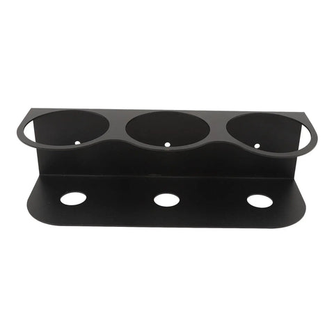 Heavy Duty Wall Mount Spray Bottle Holder Carbon Steel Paint Can Dispenser Rack With Powder Coated Finish side view image