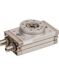 Top Notch Pneumatic Rotary Table With 15mm Bore And 190 Degree Rotation Actuator in sleek design, ideal for tight squeeze automation jobs.