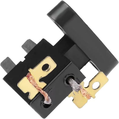 10 Pack Universal Generator Carbon Brush Assembly Replacement Kit For Generators, shown with mounting holes and carbon sticks.