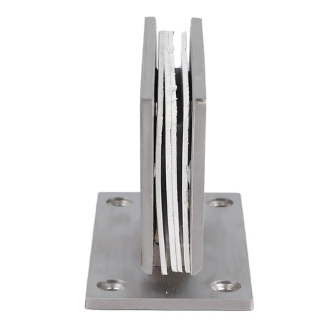 Tough Double Open Shower Door Hinge Stainless Steel Brushed Finish For Bathroom Cabinet And Showcase Smooth Swinging Glass Doors pivot design.