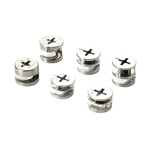 Locking Cam Lock Rock-Solid Eccentric Wheel Three-In-One Connector Nut For Furniture Cabinets Beds Cots Fixings 10mm-15mm