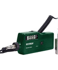 Top Tier Vibration Analyzer With Built In Laser Tachometer Measuring Acceleration Velocity And Displacement For Equipment Health Quick Checks No Sweat Industrial Maintenance, green handheld device with display.