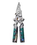 2 Pack Foldable Wire Stripper With Built In Voltage Tester, 13 In 1 Multi Function Electrician Pliers for crimping and cutting.