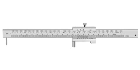 Parallel Crossed Caliper 0-20 Centimeters (0-8 Inches) With Two Carbide Scriber Needles, Stainless Steel Vernier Caliper And Marking Gauge