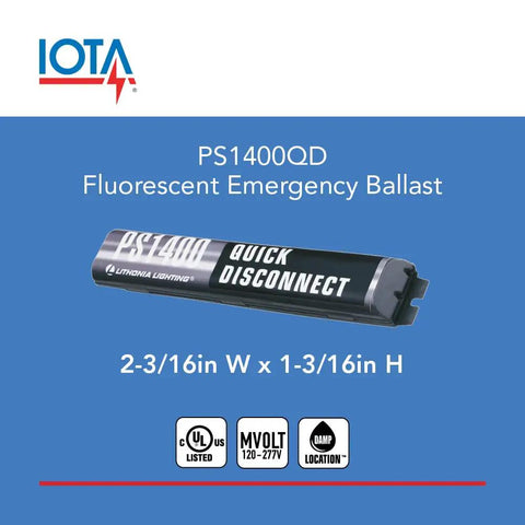 Power Sentry Emergency Battery Backup For T5 And T8 Fluorescent Ballasts 1400 Lumen Output 90 Minute Run Time UL Listed product image