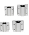 Heavy Duty SCS6UU Linear Motion Ball Bearing Slide Block Bushing with aluminum housing, ideal for CNC and 3D printer upgrades.