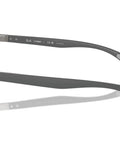Side view of RB3737CH Chromance Sunglasses Gunmetal Frame with Chromance Green Mirrored Blue Polarized Lenses 60mm.