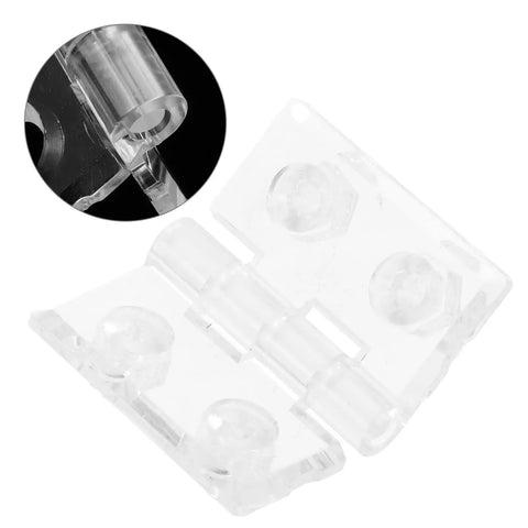 Frosted Acrylic Cabinet Hinge With Pre Drilled Holes For Easy Install DIY Friendly Hardware For Home And Commercial Spaces